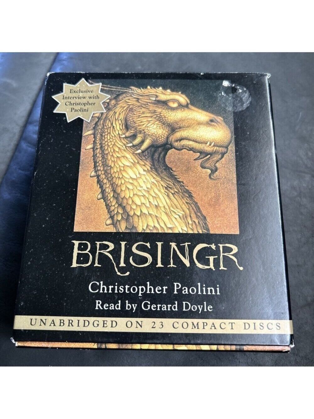 Brisinger By Christopher Paolini Book On Cd Unabridged 23 Discs